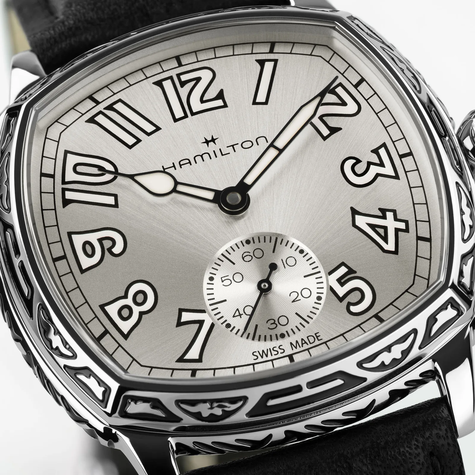 Hamilton American Classic Cushion Small Second 34 mm Handaufzug Herrenuhr H36149710