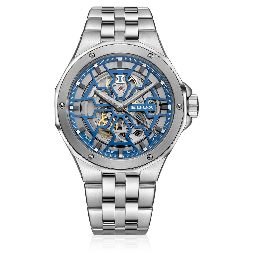 Edox Delfin Mecano Herrenuhr 85303 3M BUIGB