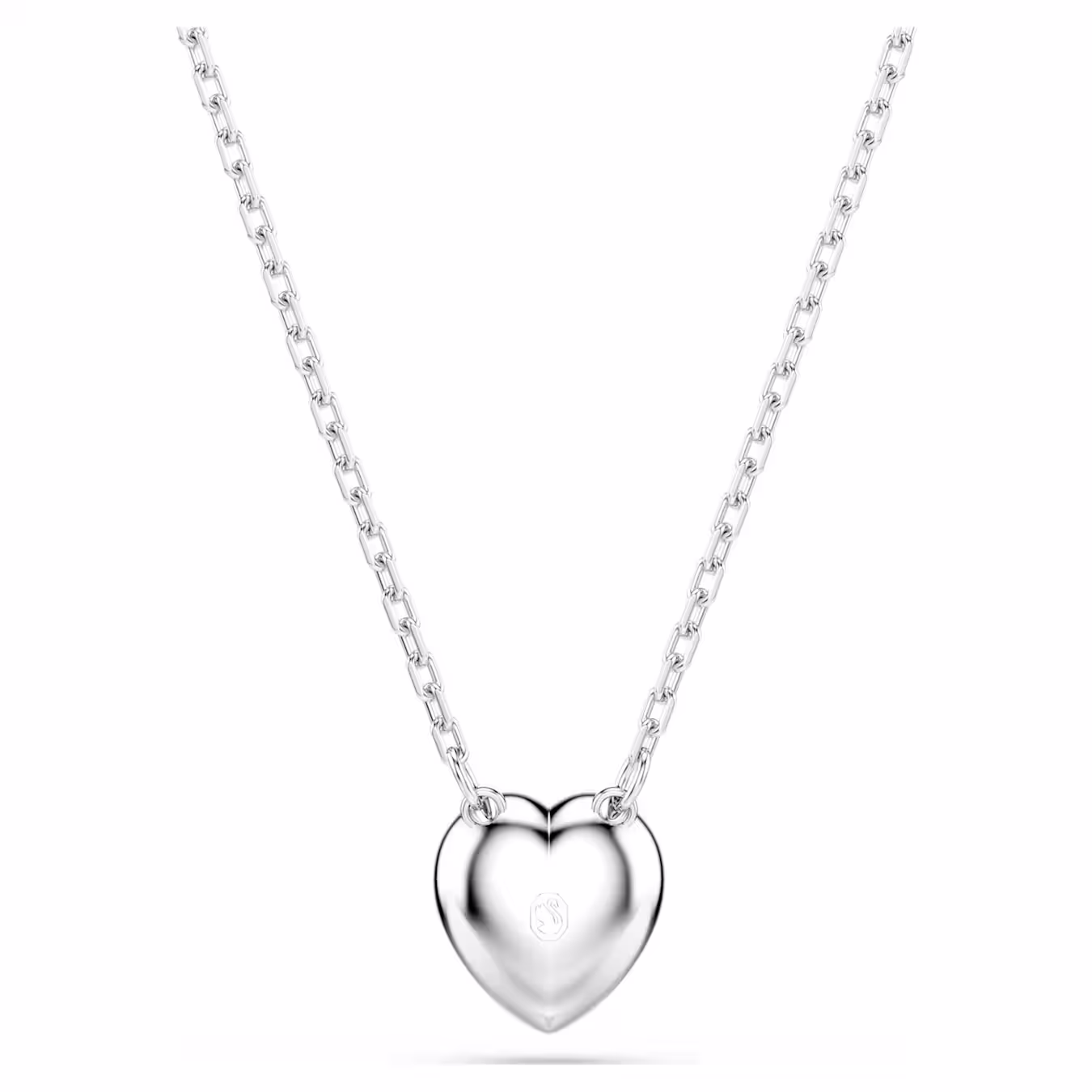 Swarovski Kette Ariana Grande x Swarovski Anhänger Verschiedene Schliffe, Herz, Weiß, Rhodiniert