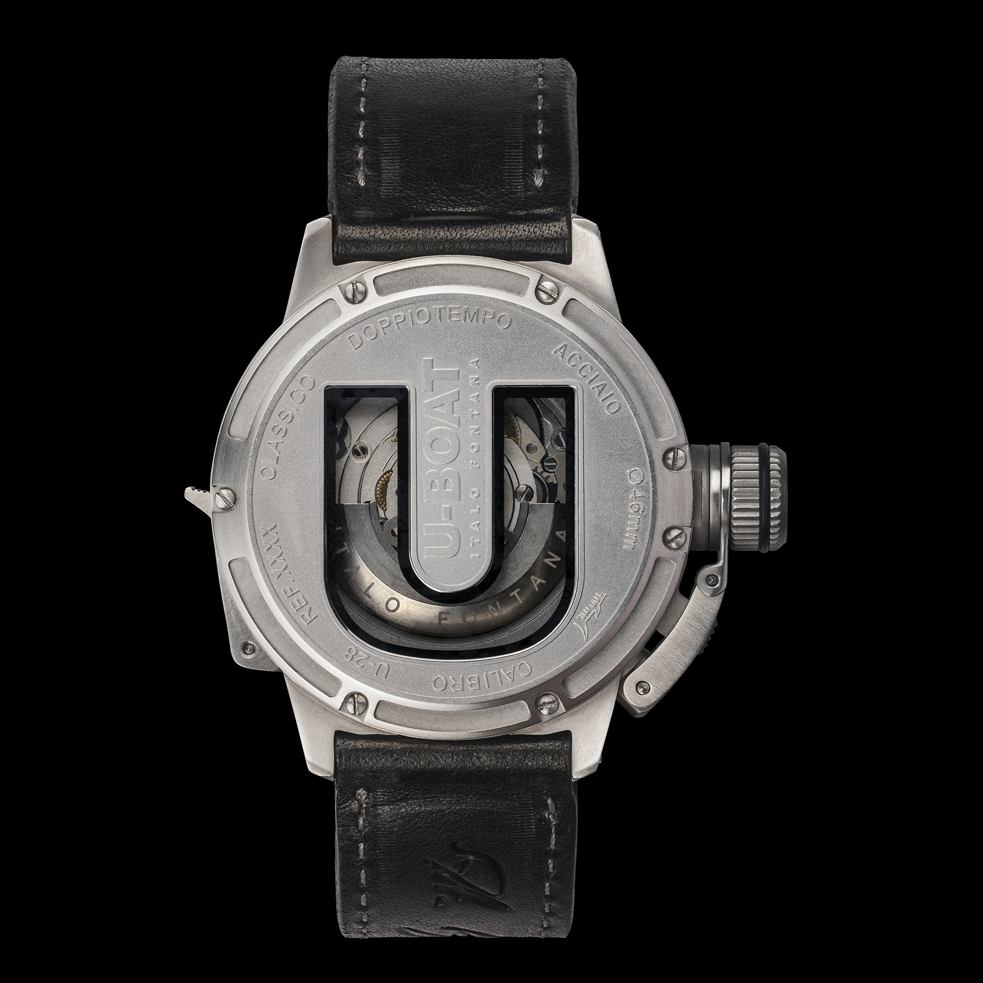 U-BOAT Herren Uhr DOPPIOTEMPO AUTO SS 9099