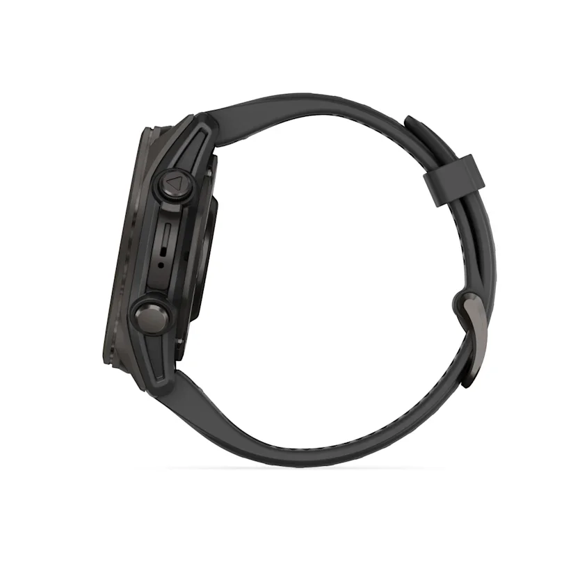 Garmin fēnix® 8 43 mm AMOLED Sapphire Schwarz/Carbongrau Titan 010-02903-21