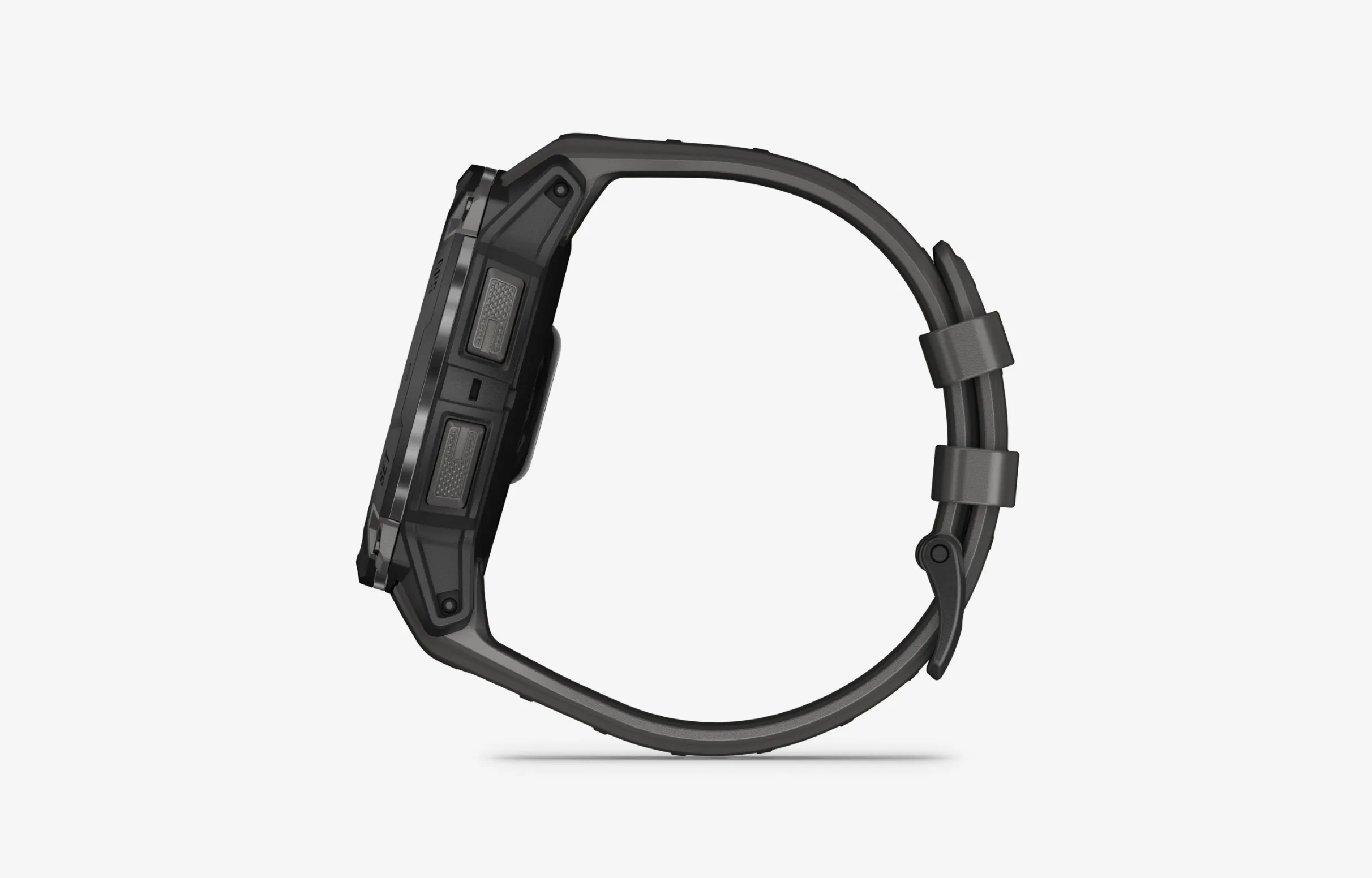 Garmin Instinct® 3 AMOLED 010-03020-00 - 50 mm Schwarz mit Silikon-Wechselarmband 26 mm Kohle
