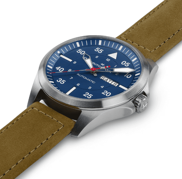 Hamilton Khaki Aviation Pilot Automatik - Air-Glaciers Edition Herrenuhr H64655941