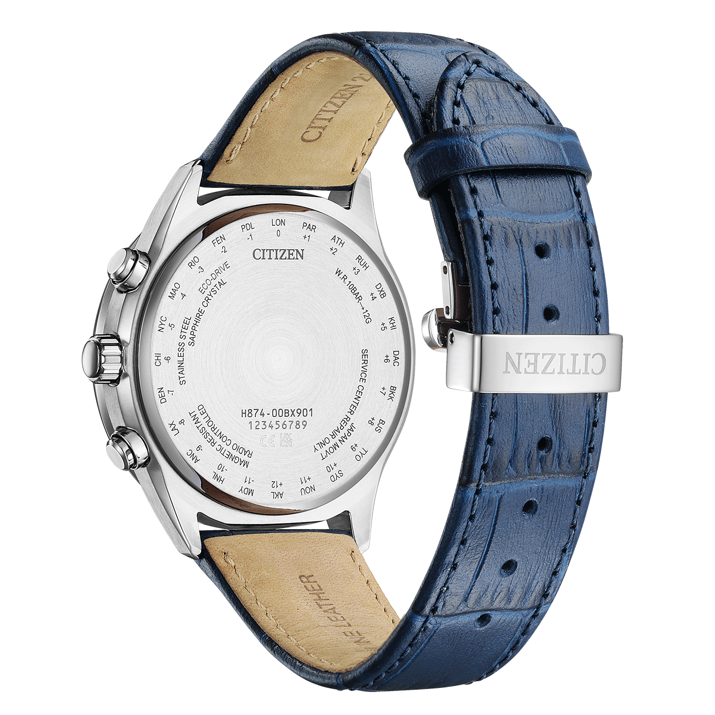 Citizen Eco Drive Funkuhr Mondphase Herrenuhr BY1030-09A