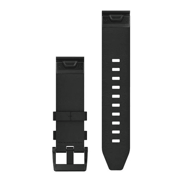 Garmin Leder Epix/Fenix Ersatzarmband QuickFit schwarz 010-12740-01
