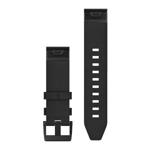 Garmin Leder Epix/Fenix Ersatzarmband QuickFit schwarz 010-12740-01