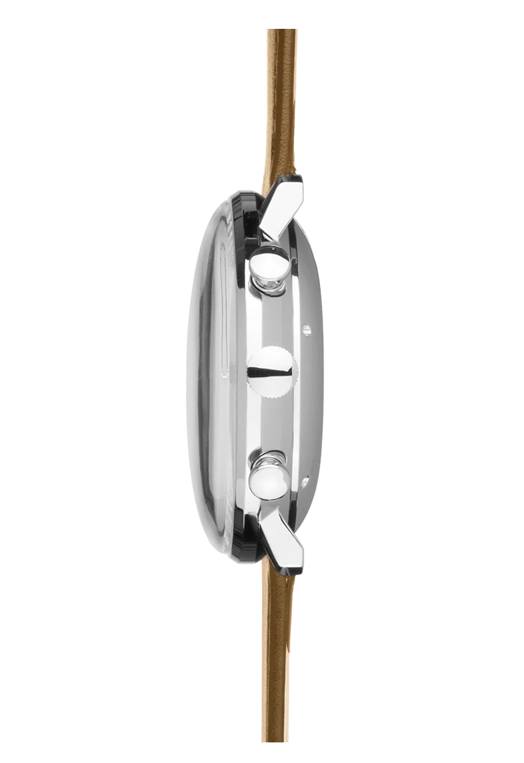 Junghans max bill Chronoscope Saphirglas Herrenuhr 027/4502.02