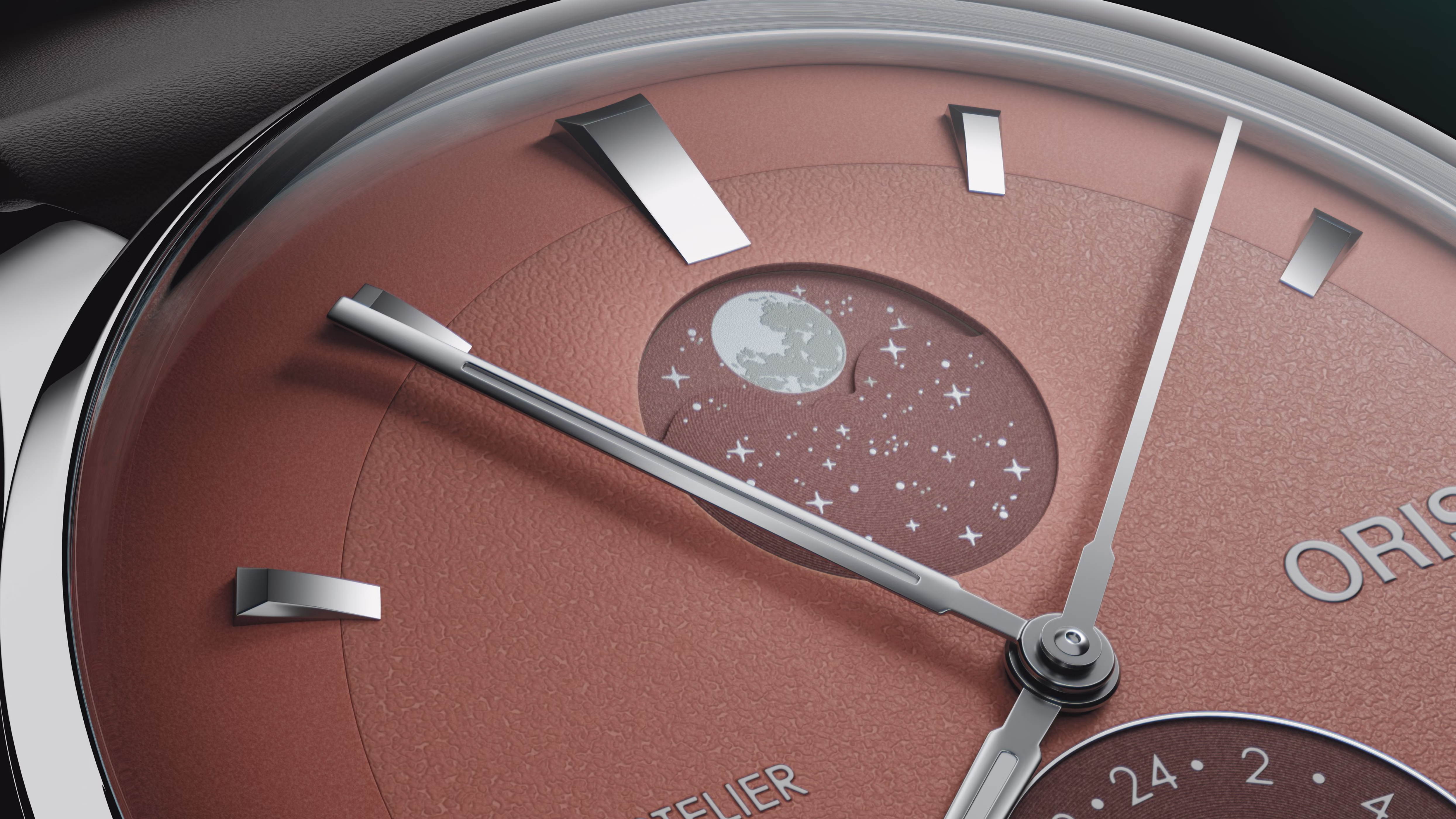 Oris Artelier Complication 39.50 mm Lederband Braun Herrenuhr 01 782 7811 4056-07 6 20 17FC