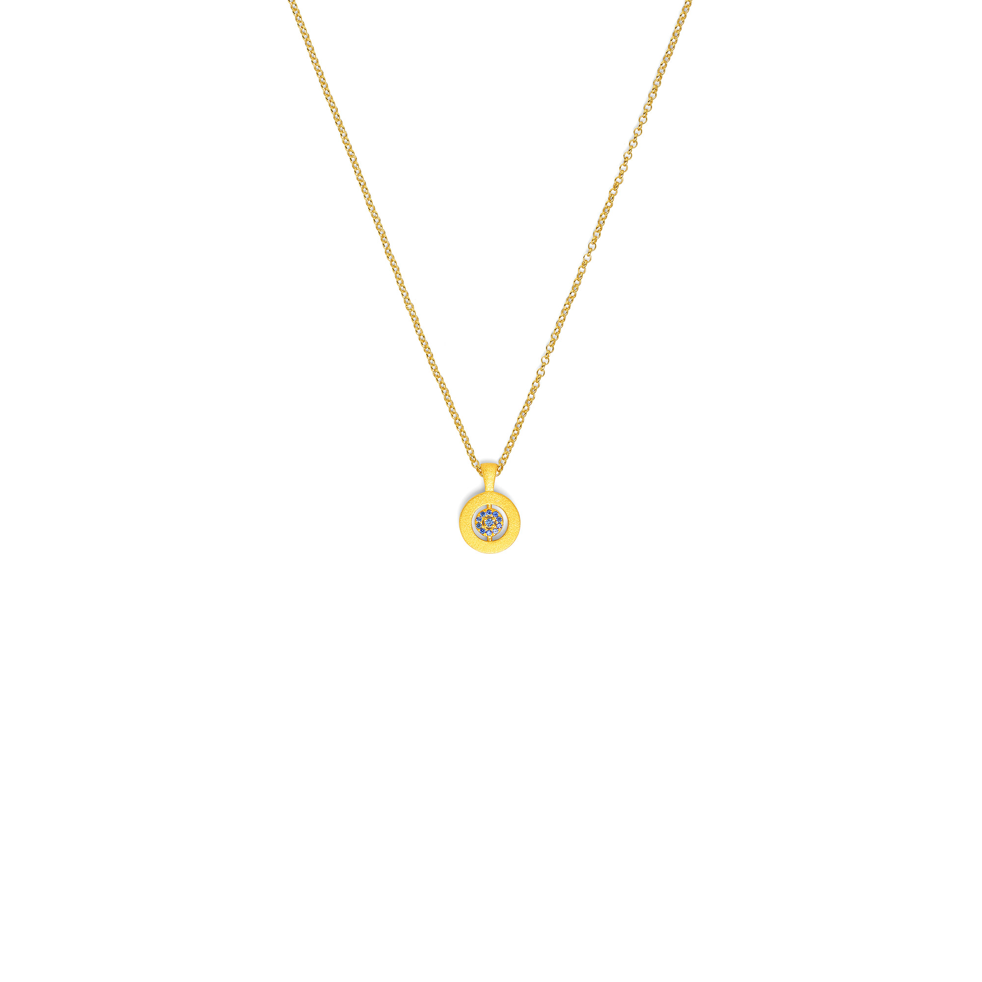 Bernd Wolf Kette Pirouetti Designlinie Pirouette, 11x15mm, Saphir