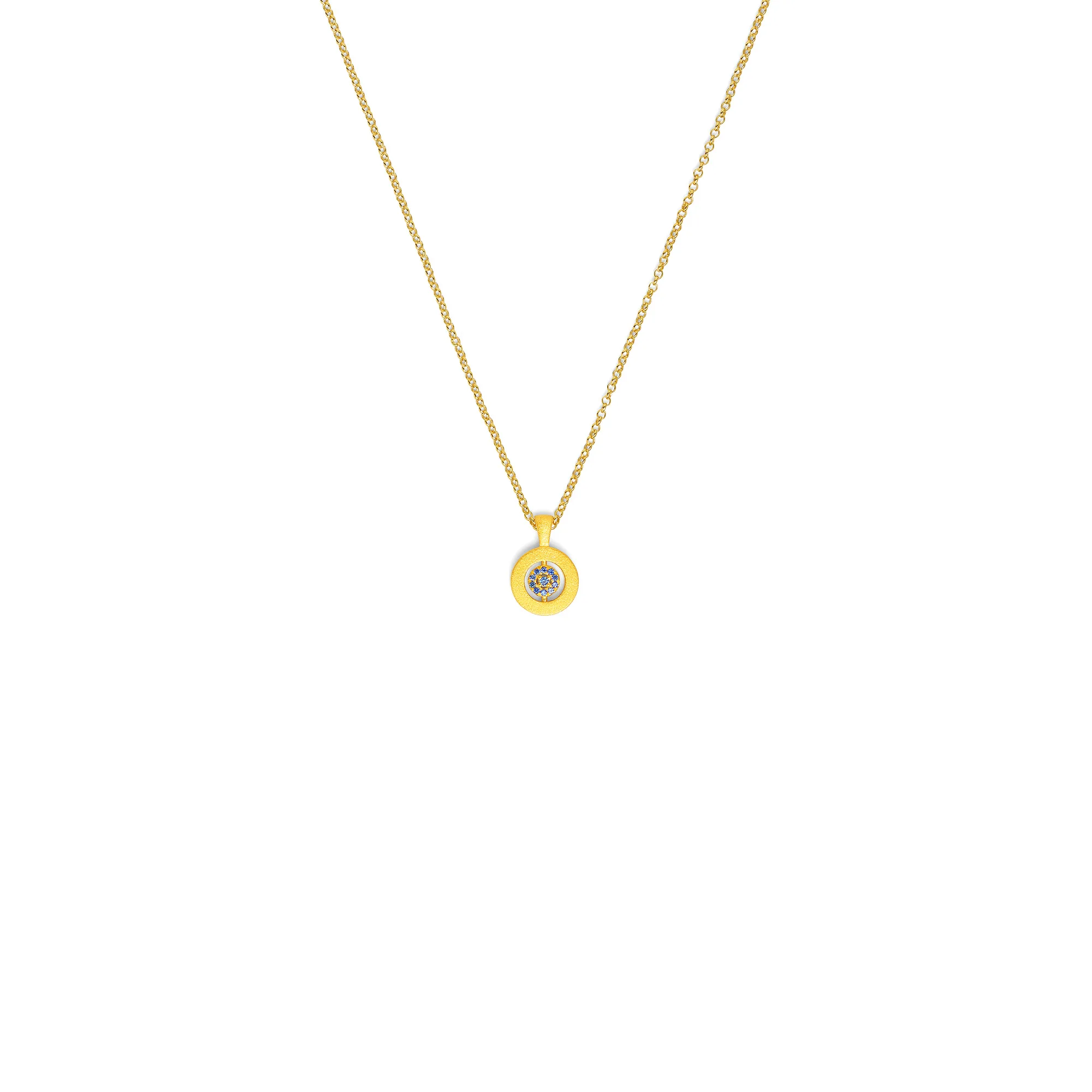 Bernd Wolf Kette Pirouetti Designlinie Pirouette, 11x15mm, Saphir