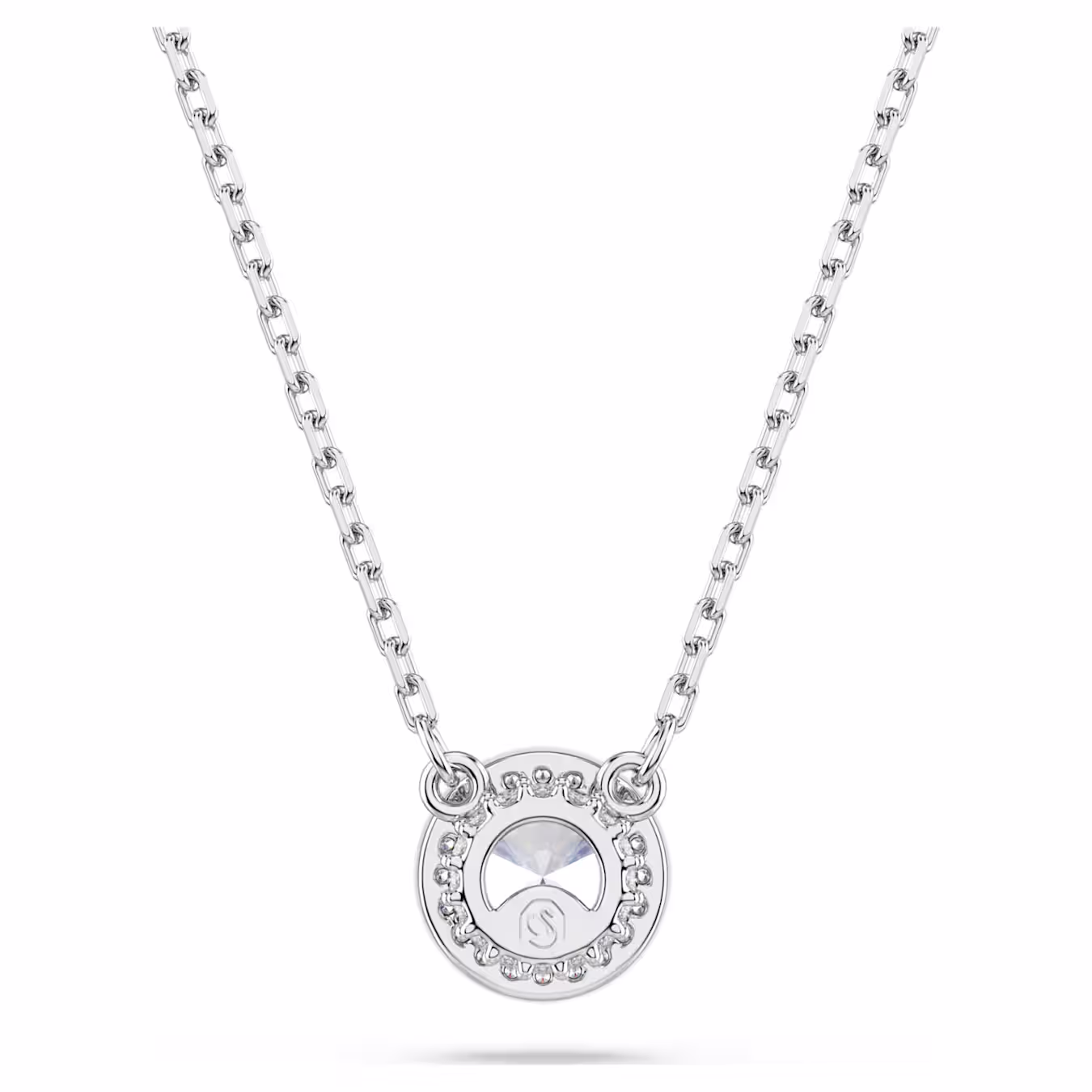 Swarovski  Una Angelic Anhänger Rundschliff, Pavé, Weiß, Rhodiniert