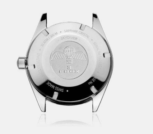 Edox SkyDiver 38 Date Automatic Special Edition Damenuhr 80131 3NC NDRO