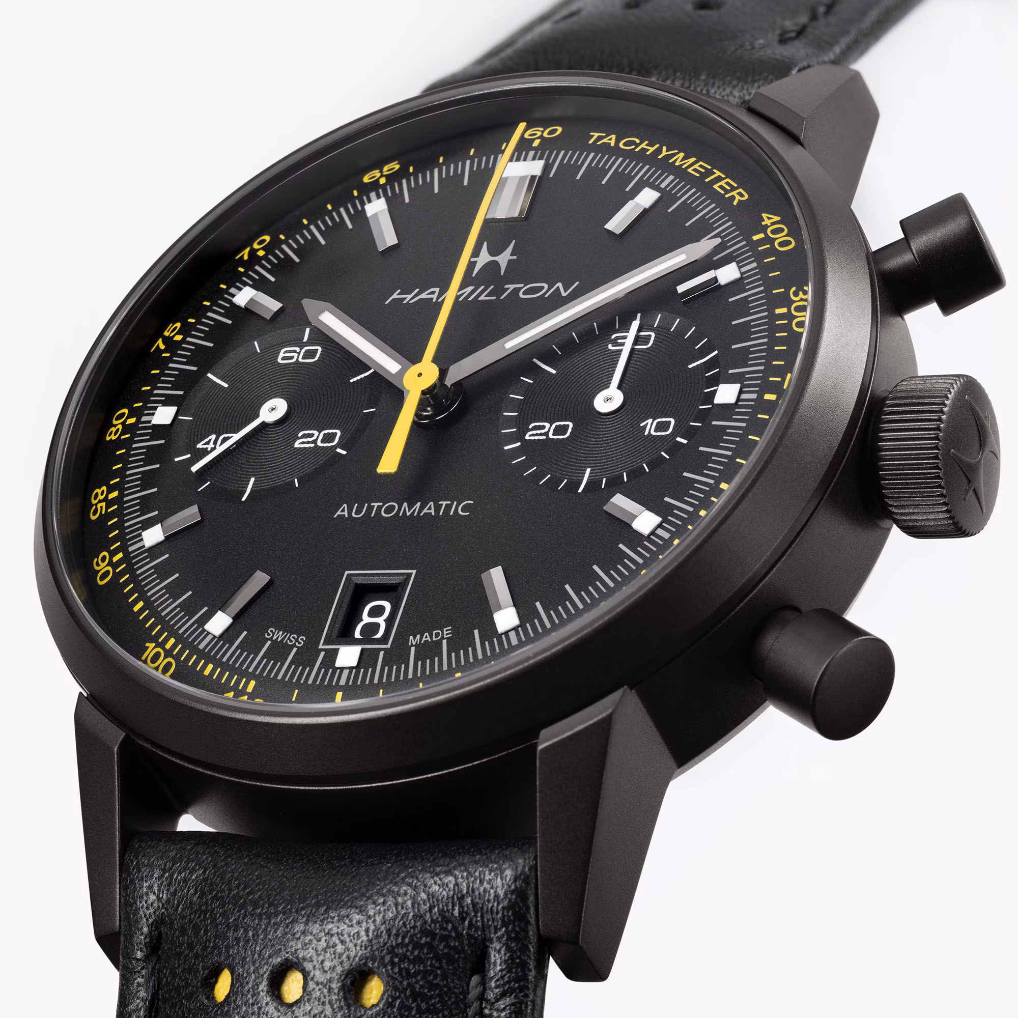 Hamilton Intra-Matic Auto Chrono 40 mm gelb H38446731