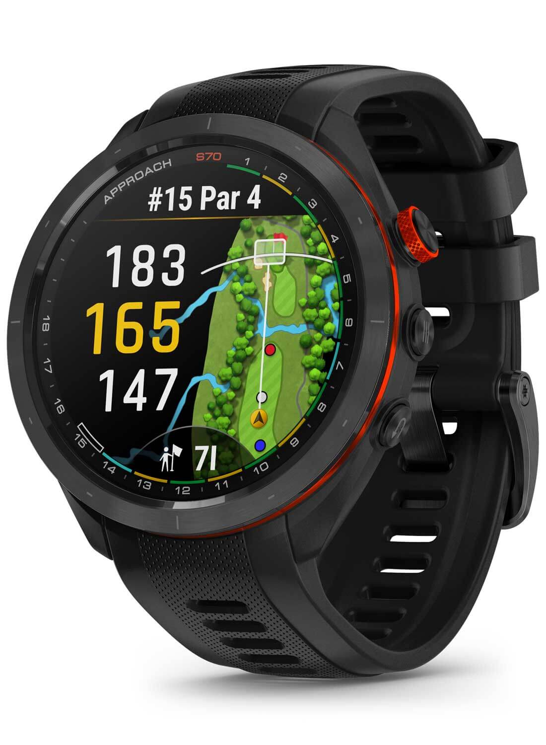 Garmin Approach S70 - 47 mm Schwarz Keramik Herrenuhr 010-02746-12