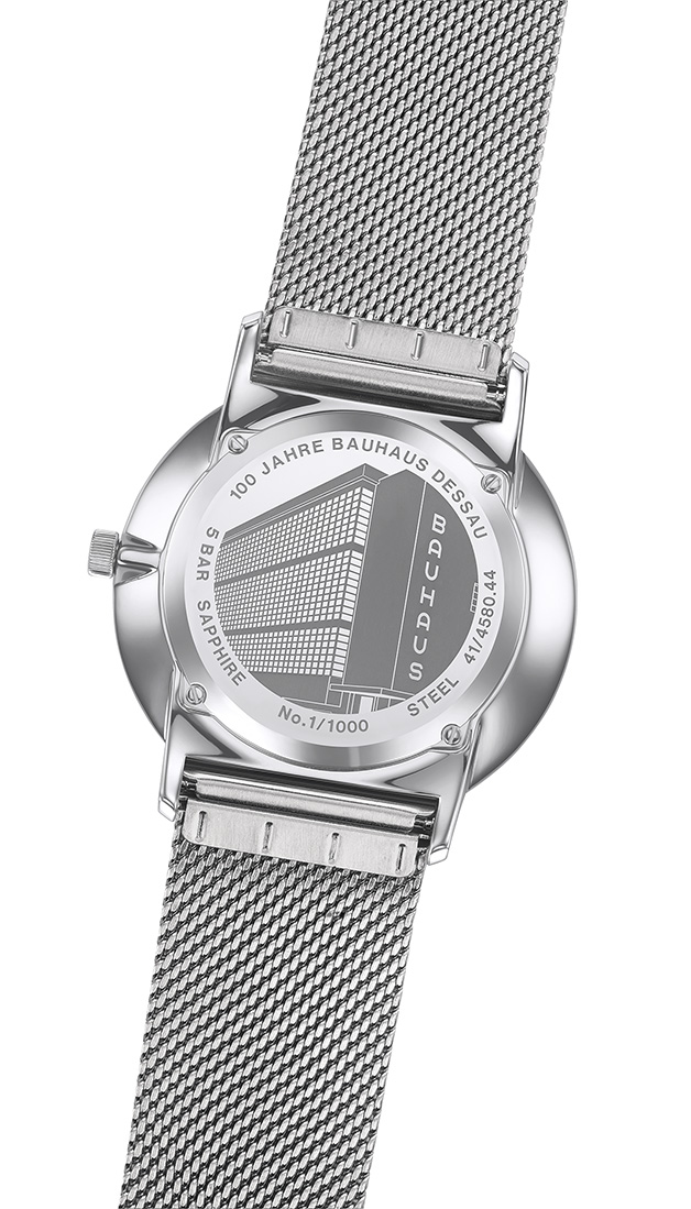 Junghans FORM Quarz Bauhaus Edition Herrenuhr 41/4580.44