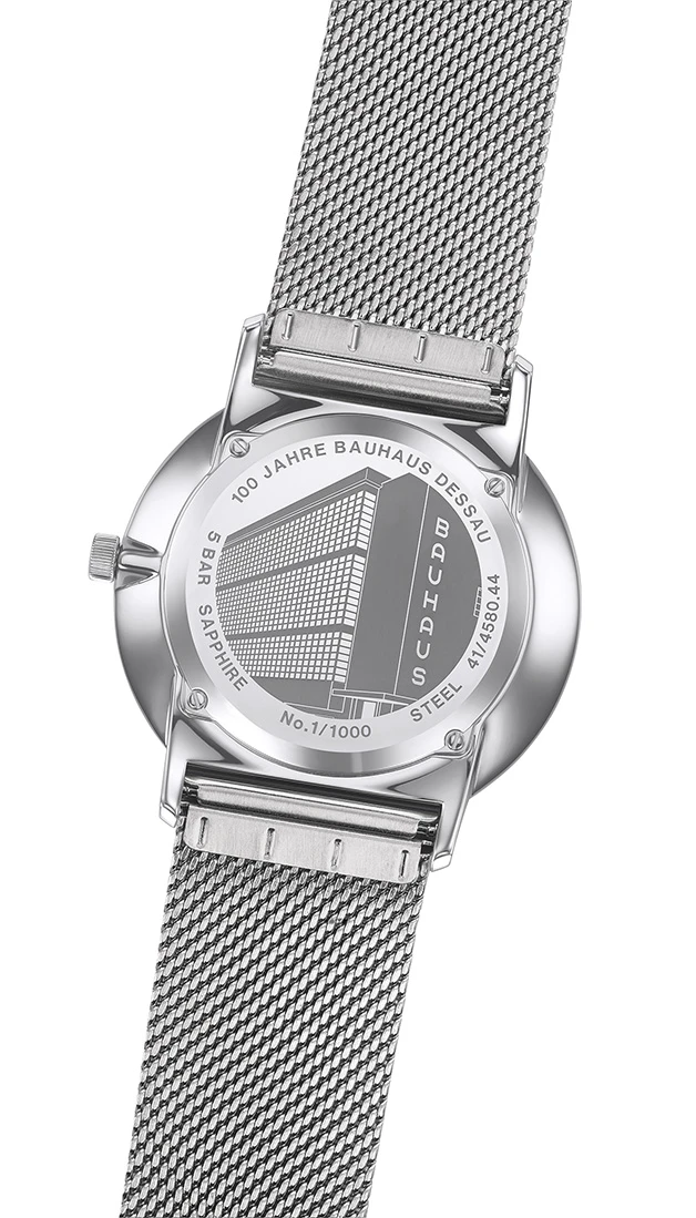 Junghans FORM Quarz Bauhaus Edition Herrenuhr 41/4580.44