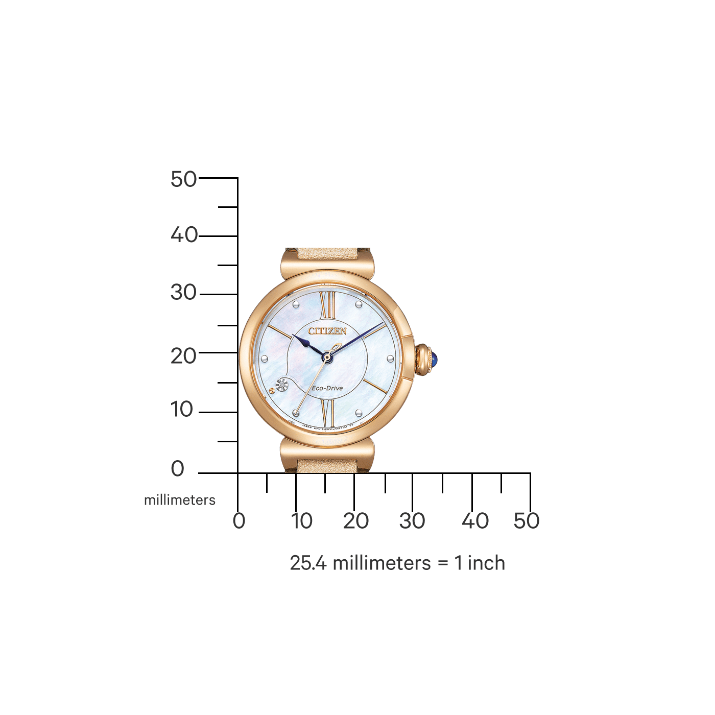 Citizen Eco-Drive Damenuhr Damenuhr EM1073-18D