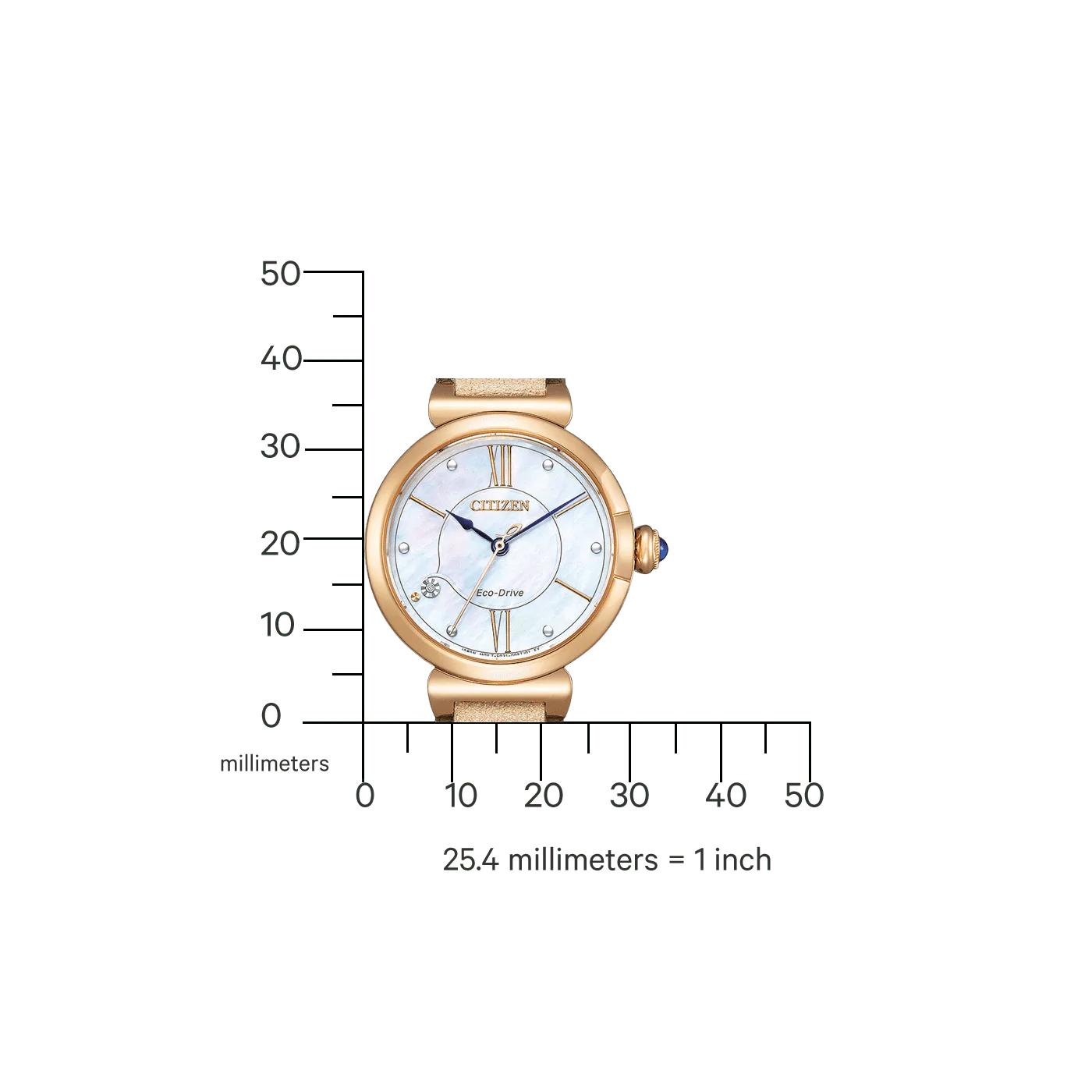 Citizen Eco-Drive Damenuhr Damenuhr EM1073-18D