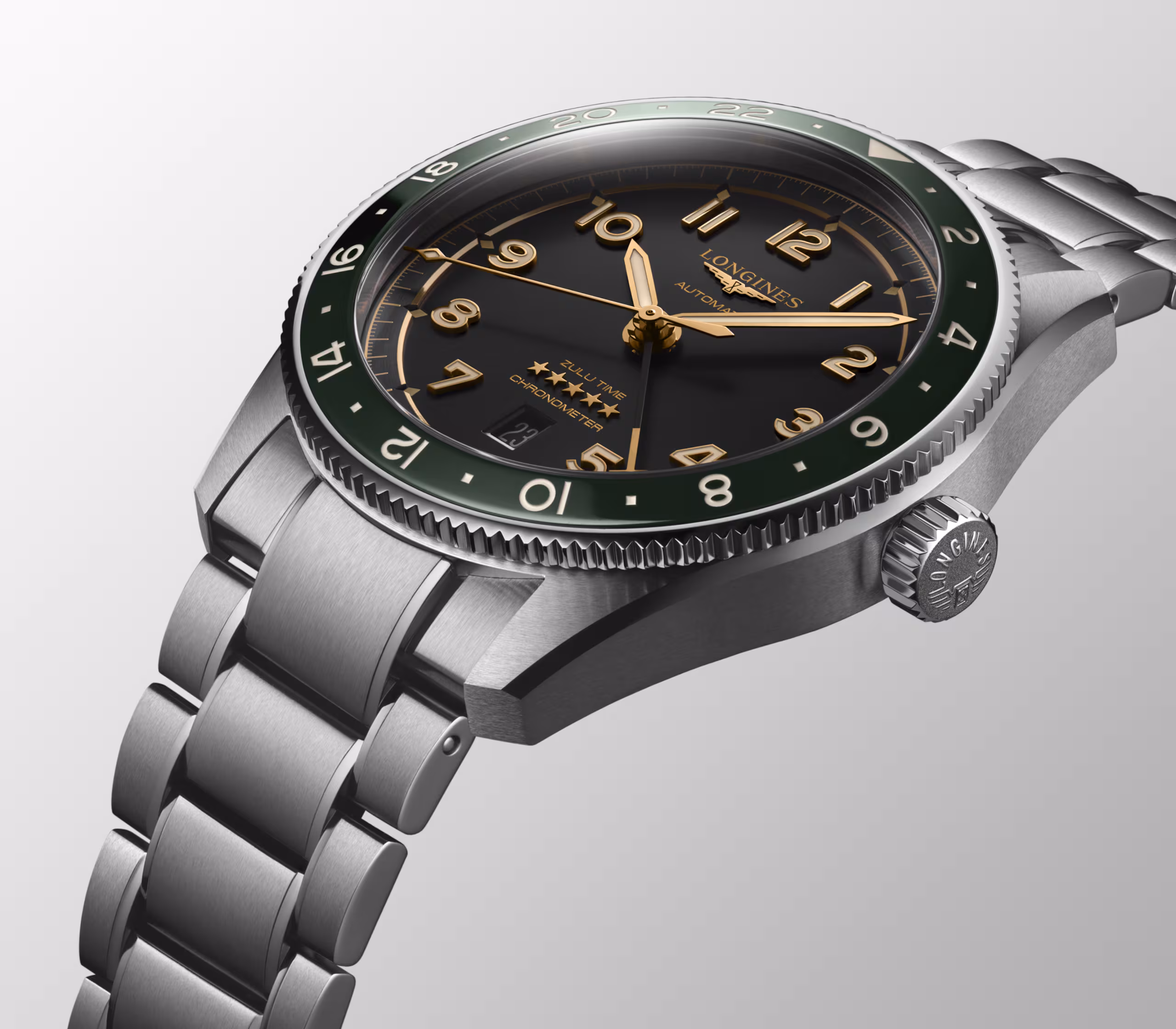 Longines Spirit Zulu Time Chronometer Herrenuhr L3.812.4.63.6