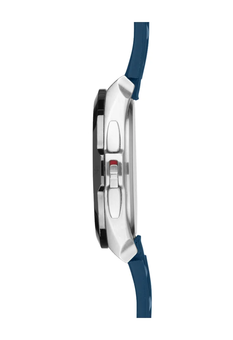 Junghans Spektrum Mega Solar Funk Kautschukband Herrenuhr 18/1527.00