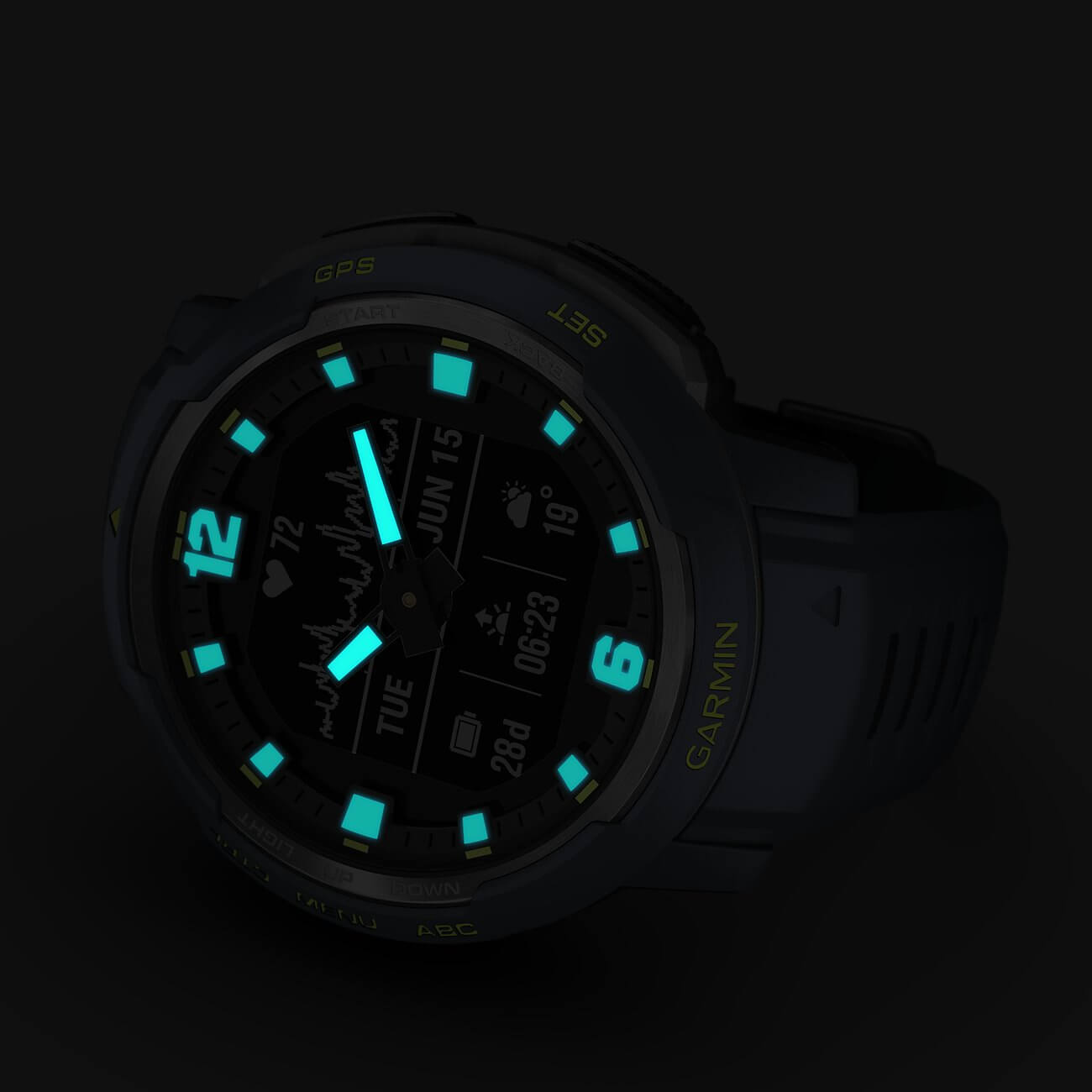 Garmin Instinct Crossover - Standard Edition Granitblau Herrenuhr 010-02730-04
