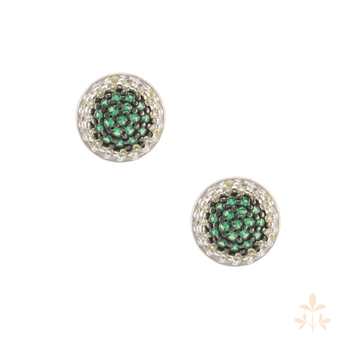 Seinerzeit Emerald Bambus Ohrringe SZA-2990-320