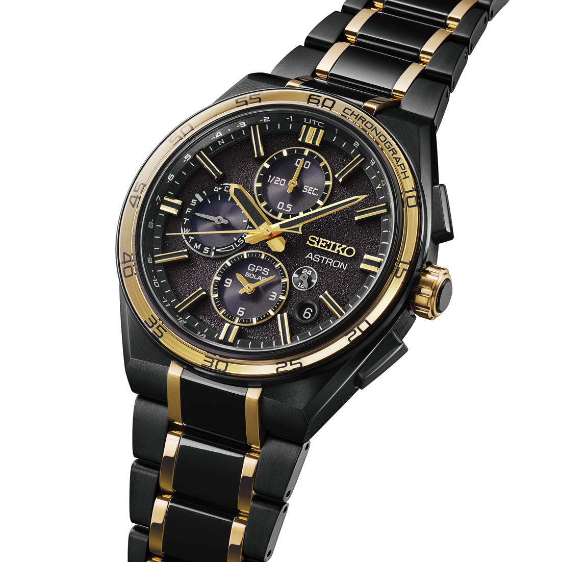 Seiko ASTRON GPS Solar Dual Time Chronograph 145th Anniversary Limited Edition Herrenuhr SSH186J1
