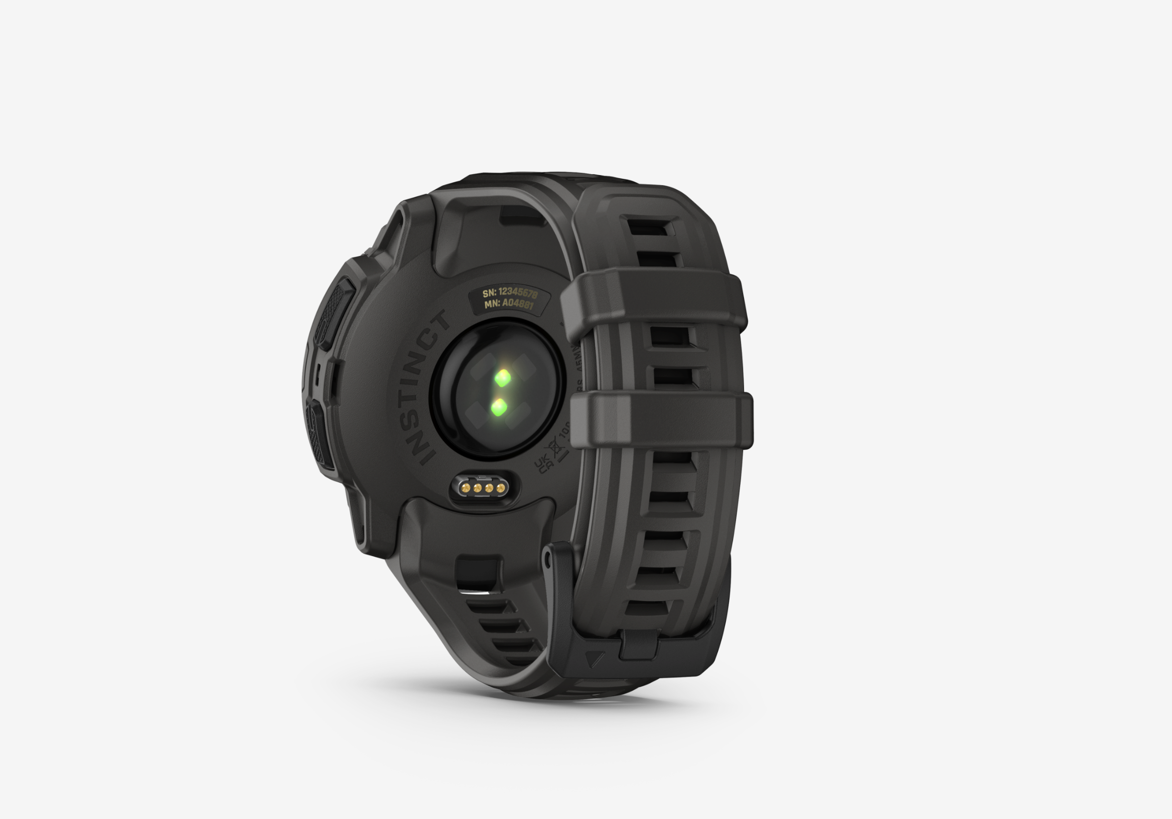  Garmin Instinct® E 010-02933-00 - 45 mm Kohle/Schwarz mit Silikon-Wechselarmband 22 mm Kohle