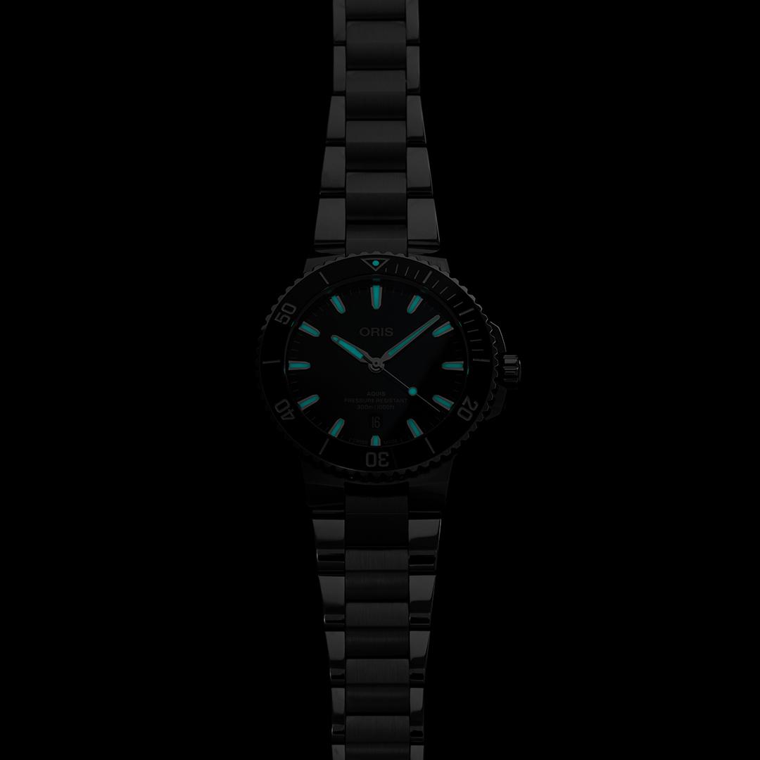 Oris Aquis Date Automatik Herrenuhr , 01 733 7789 4154-07 8 23 04PEB