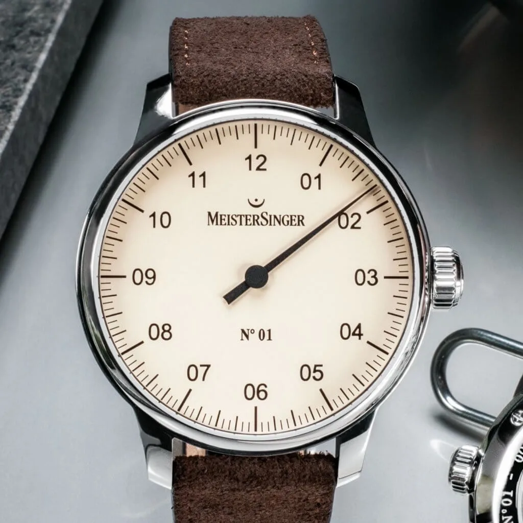 Meister Singer N 01 Handaufzug Herrenuhr AM3303