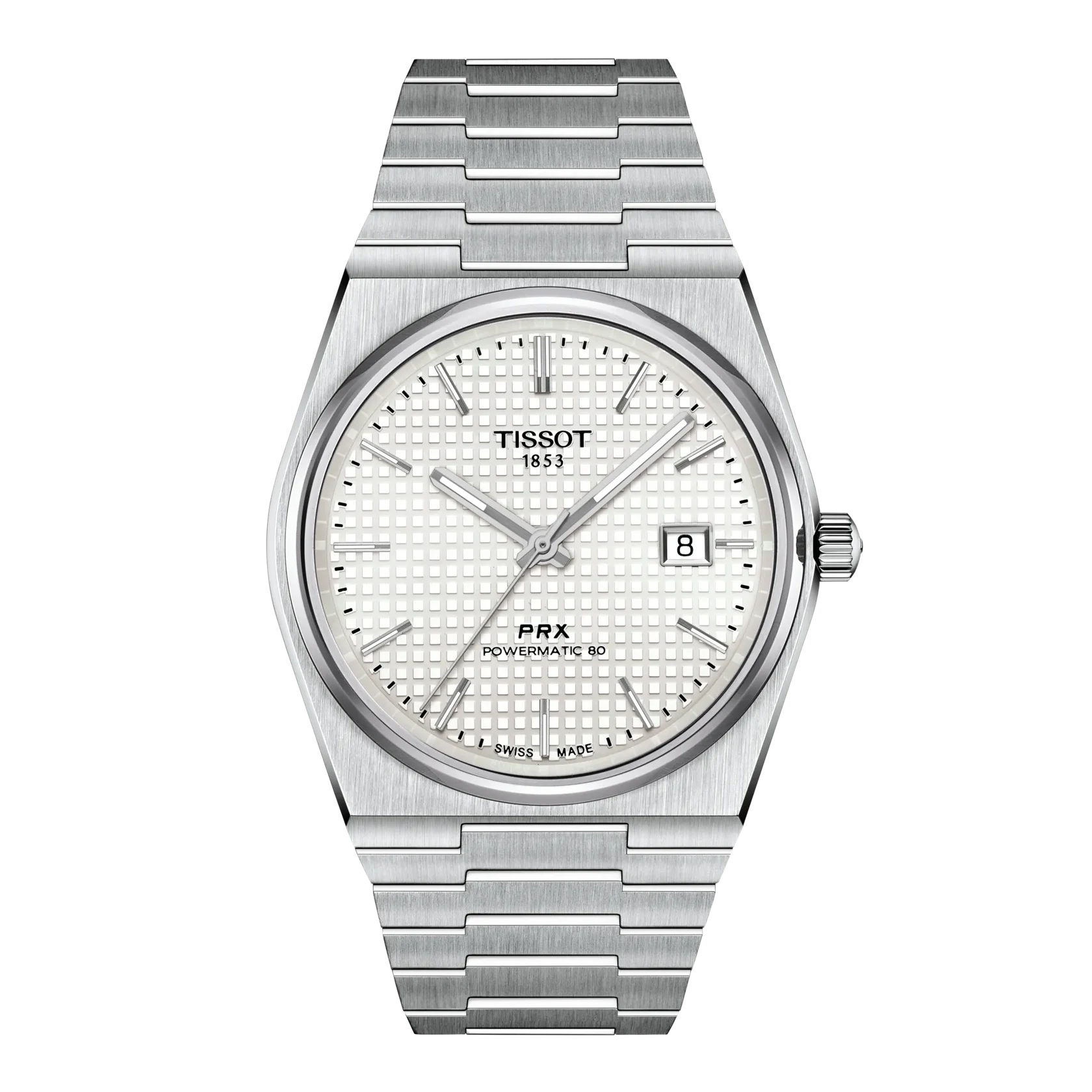 Tissot PRX 40mm Automatikwerk, 80 Stunden Gangreserve, Butterfly-Faltschließe mit Drückern Herrenuhr T137.407.11.111.00
