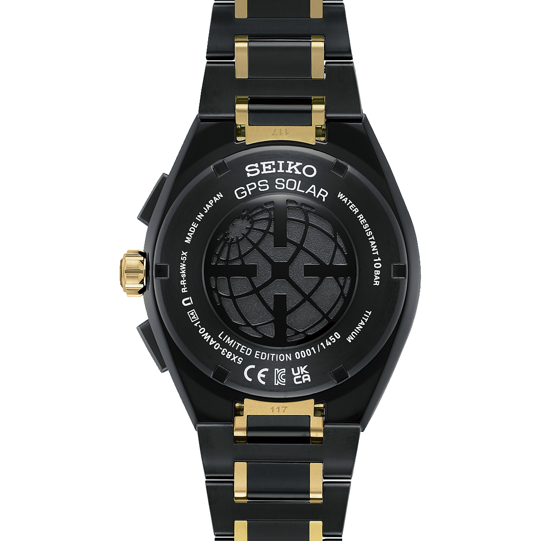 Seiko ASTRON GPS Solar Dual Time Chronograph 145th Anniversary Limited Edition Herrenuhr SSH186J1