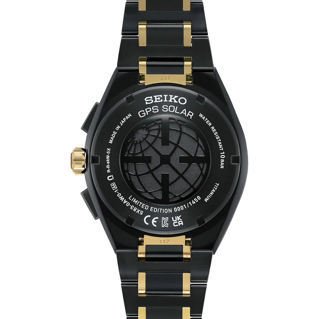 Seiko ASTRON GPS Solar Dual Time Chronograph 145th Anniversary Limited Edition Herrenuhr SSH186J1