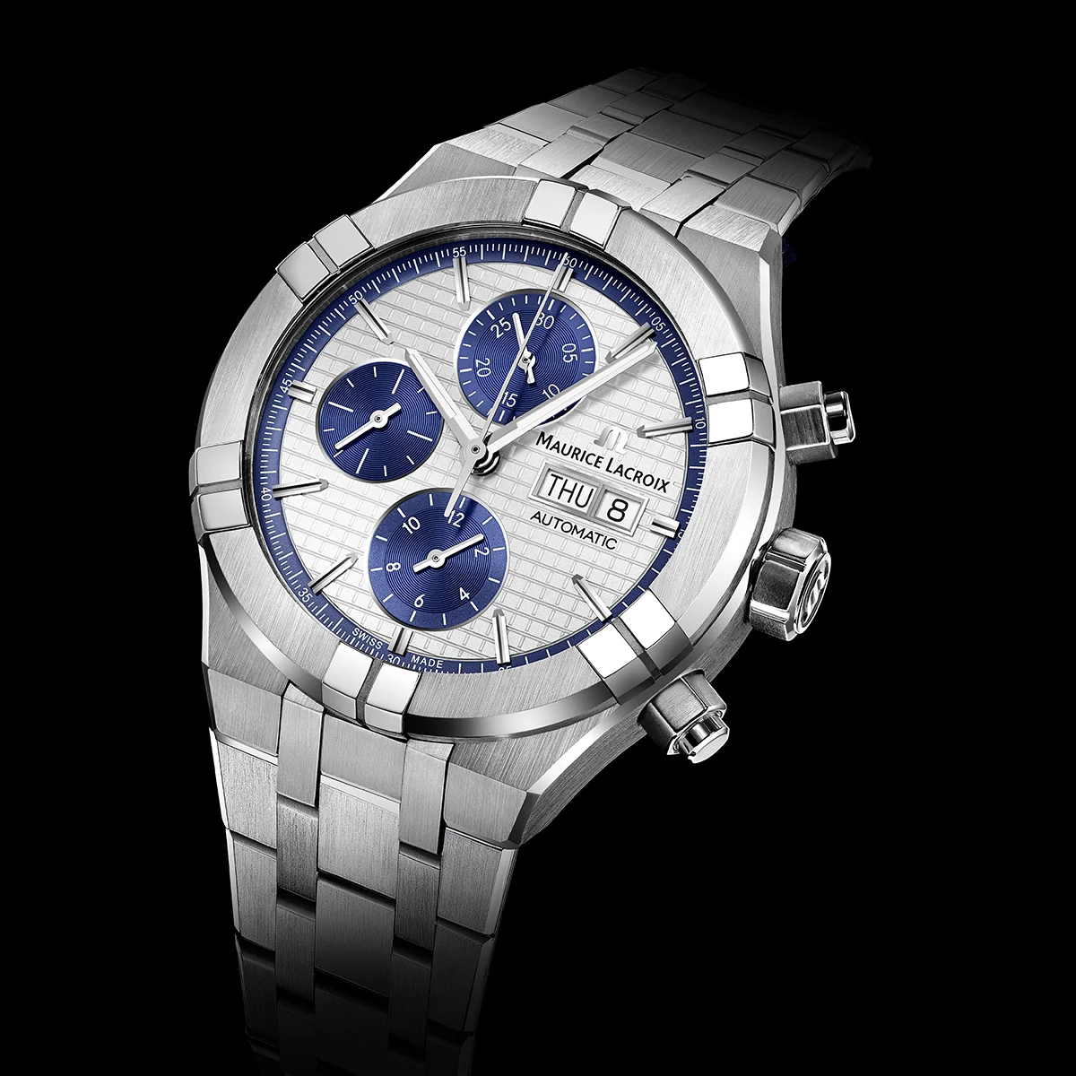 Maurice Lacroix Aikon Chronograph Day Date Herrenuhr AI6038-SS002-131-1