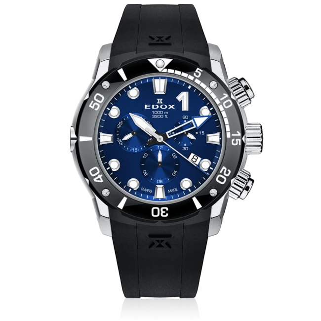 Edox CO-1 Chronograph Herrenuhr 10242 TIN BUIN