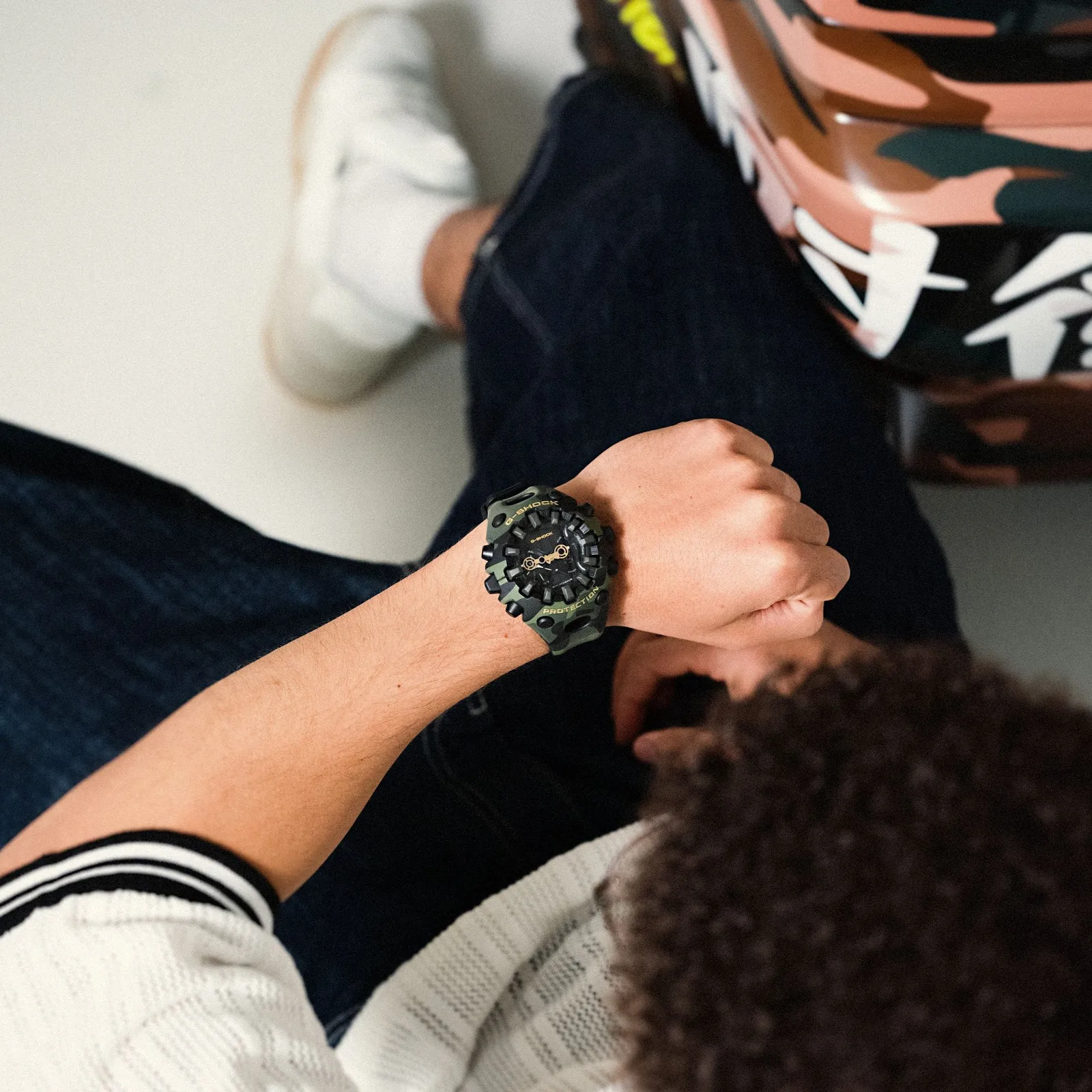 G-Shock ANALOG-DIGITAL SERIE GA-V01 Herrenuhr GA-V01CMG-3AER