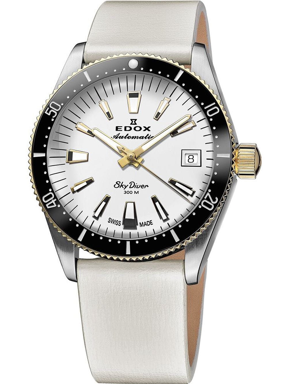 Edox SkyDiver 38 Date Automatic Special Edition Damenuhr 80131 357JNC BI