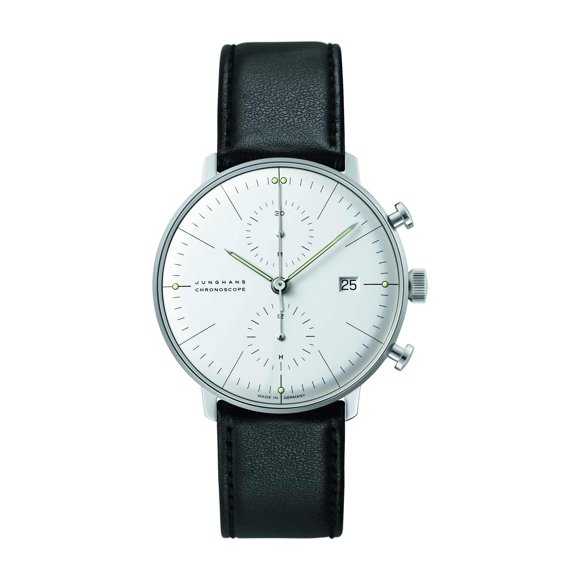 JUNGHANS max bill Chronoscope 027/4600.02 Herrenuhr