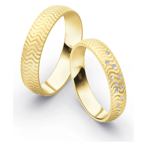 First Individual Love 3D Yellow – Two Trauringpaar Rauschmayer 72-04036 / 73-04036