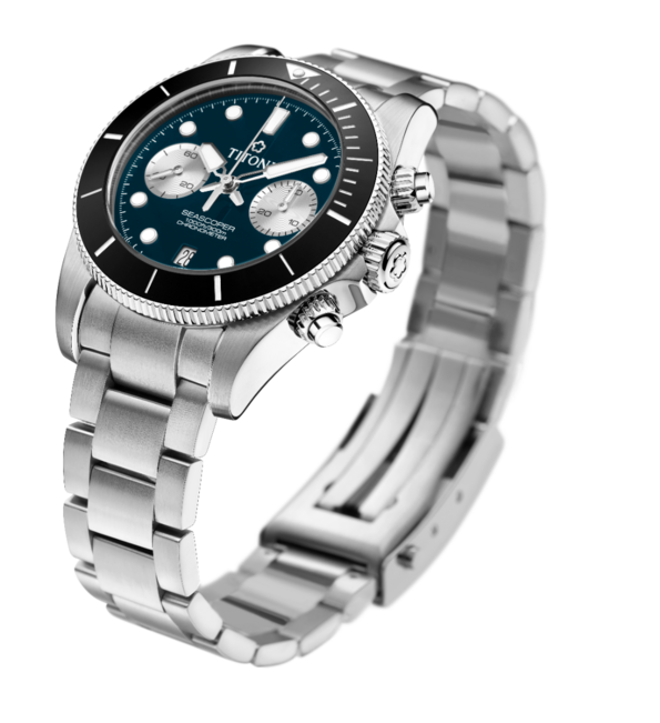 Titoni Seascoper Chronograph Blau Herrenuhr 94300 S-BK-732