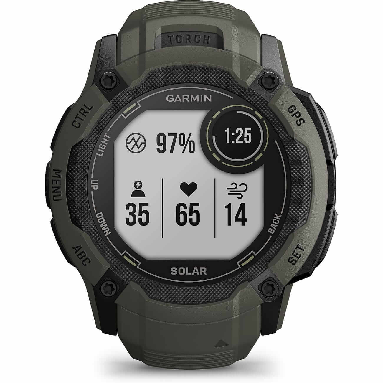 Garmin Instinct 2X Solar Moosgruen Herrenuhr 010-02805-05