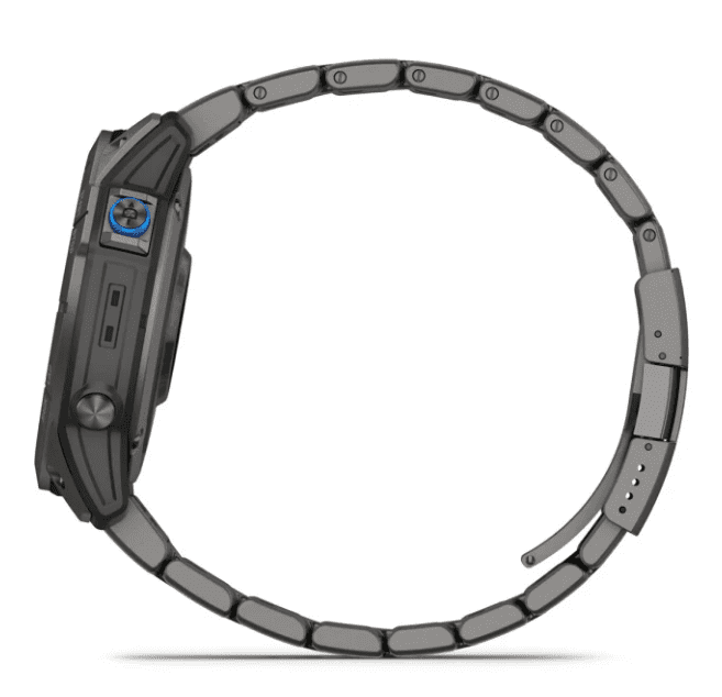 Garmin D2 Mach 1 Pro Piloten-Smartwatch mit Titan-Armband Herrenuhr mit Silikon Ersatzarmband  010-0