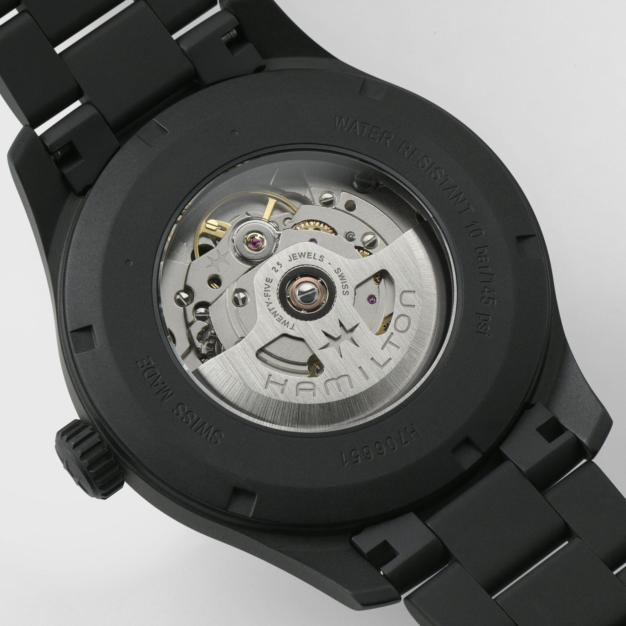 Hamilton Khaki Field Titanium Auto Herrenuhr H70665130