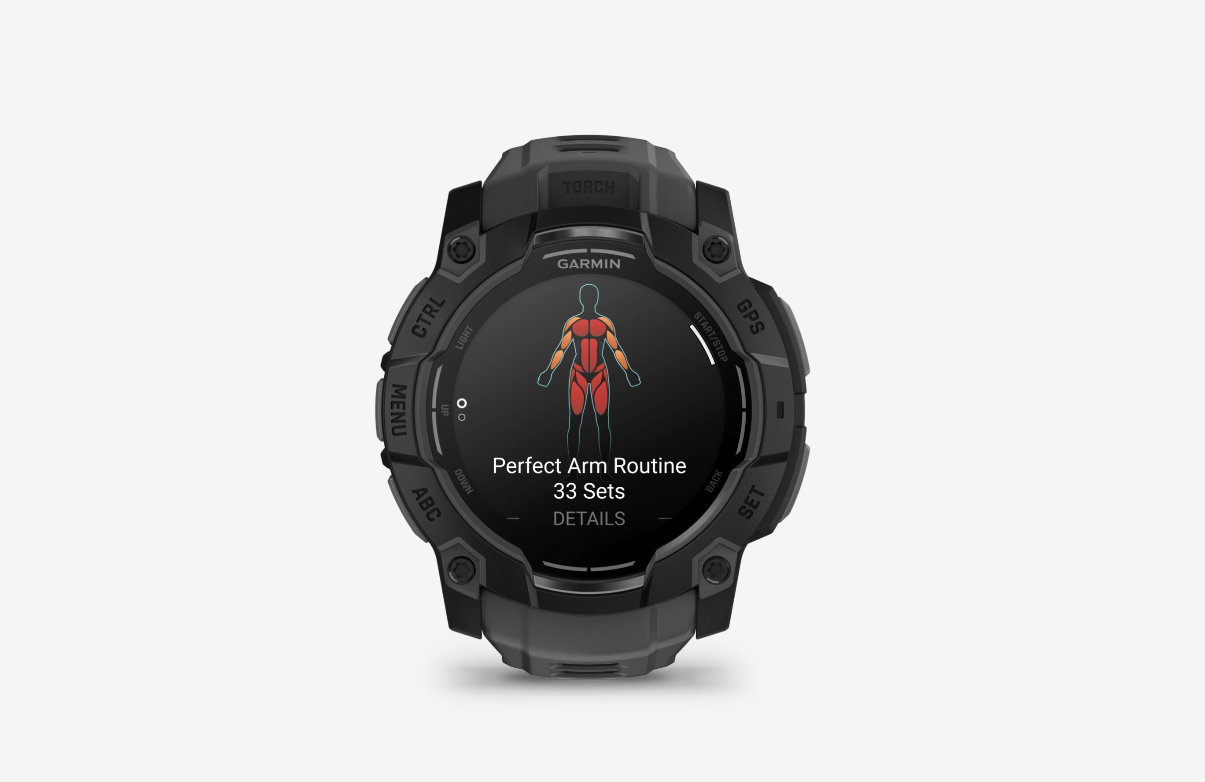  Garmin Instinct® 3 AMOLED 010-03020-00 - 50 mm Schwarz mit Silikon-Wechselarmband 26 mm Kohle
