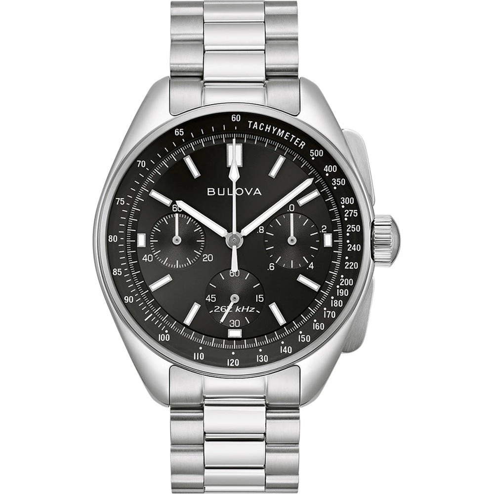 Bulova Lunar Pilot Chronograph 96K111 Herrenuhr mit Wechselband