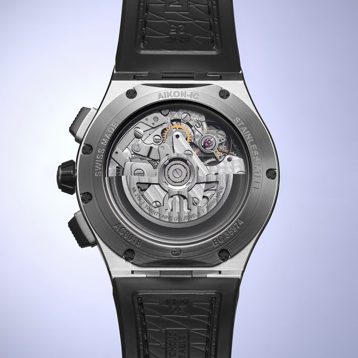 Maurice Lacroix AIKONIC AUTOMATIC CHRONOGRAPH SKELETON Herrenuhr AC8018-SSL20-030-2