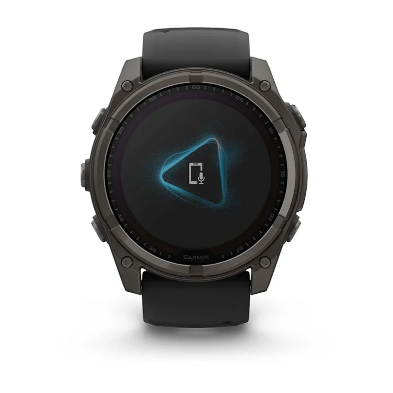 Garmin fēnix® 8 - 51 mm Solar Sapphire Graphit/Carbongrau Titan DLC 010-02907-11