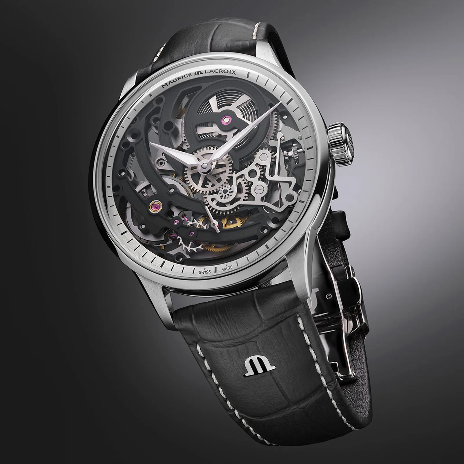 Maurice Lacroix 1975 Master Skeleton Herrenuhr 758108-SS001-090-2