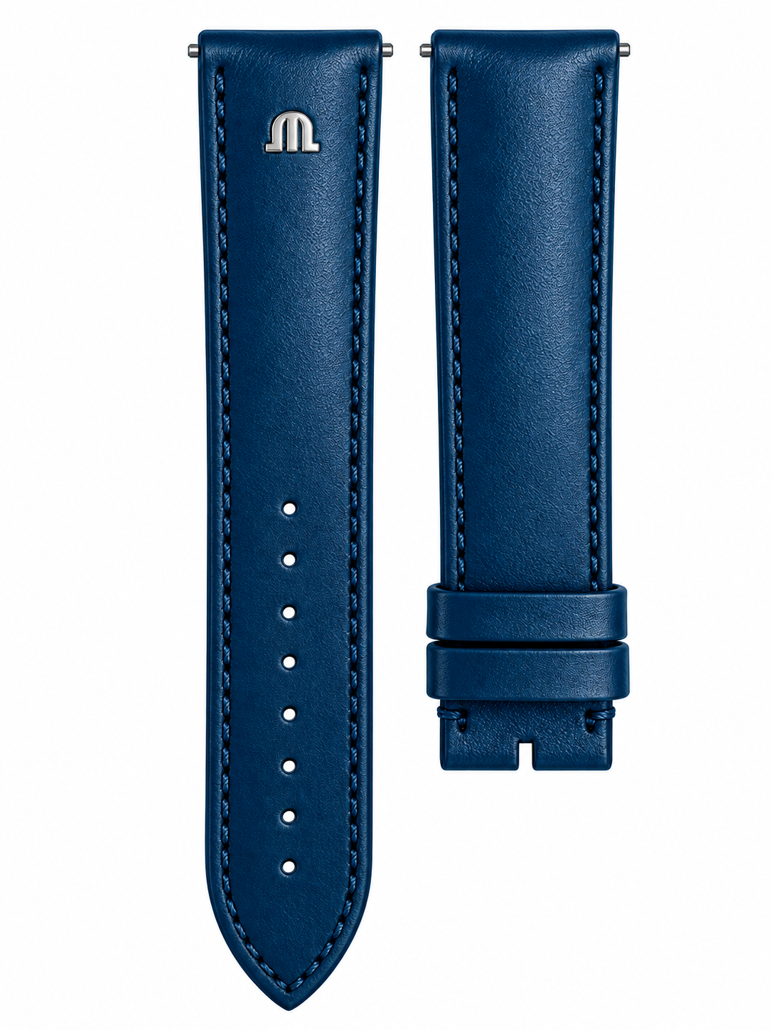 Maurice Lacroix Eliros Ersatzarmband Kalbsleder blau 20 mm ML740-005011