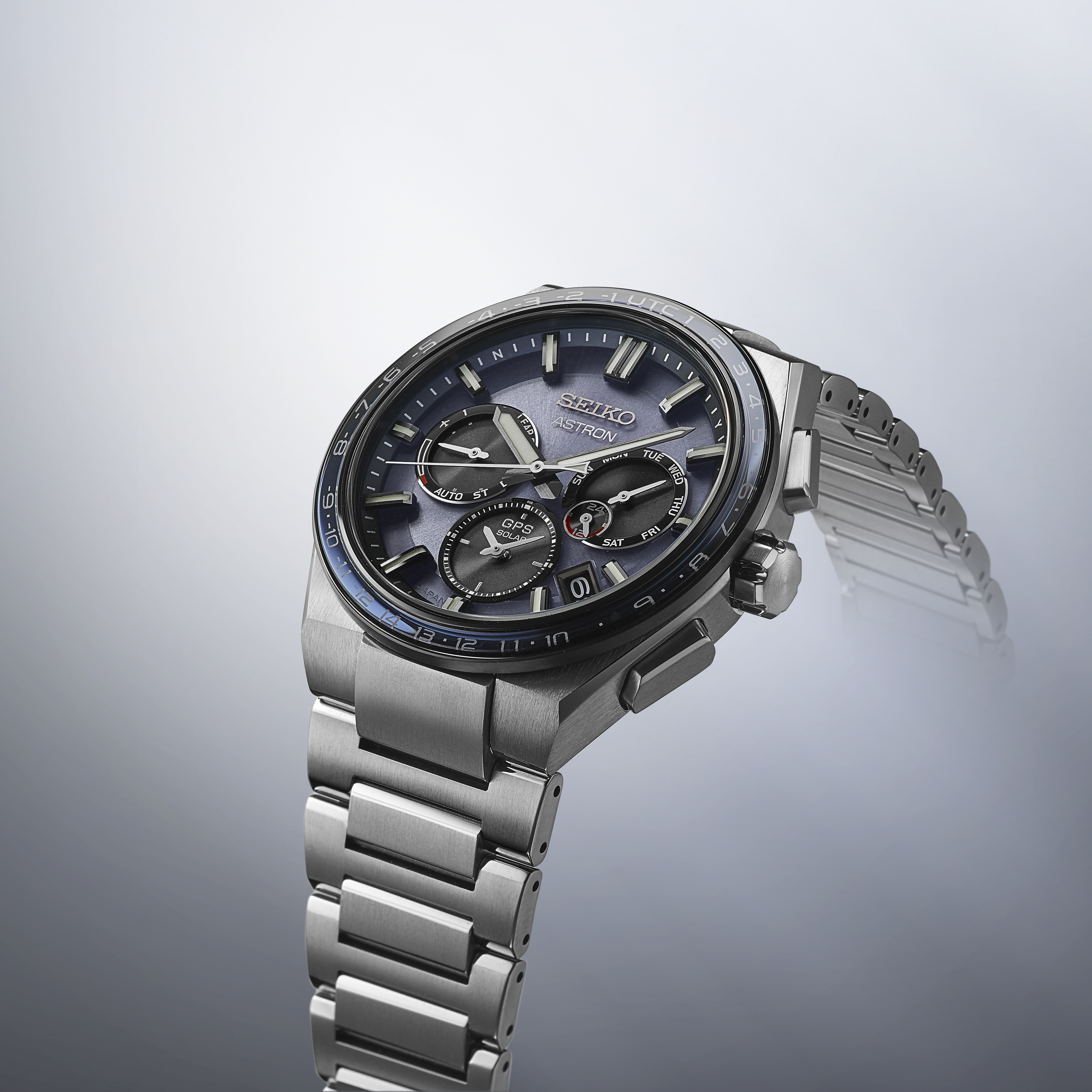 Seiko Astron GPS Solar Dual-Time Herrenuhr SSH109J1